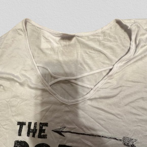 White "The Porch is my Happy Place" Design Shirt - Picture 7 of 10